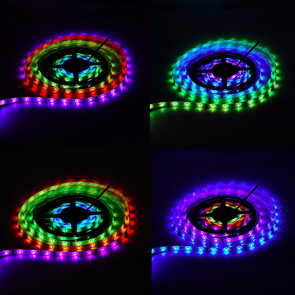 LPD6803 DC12V 300LEDs RGB Series Flexible LED Strip Lights,Programmable Pixel Full Color Chasing, Indoor Use, 16.4ft Per Reel By Sale